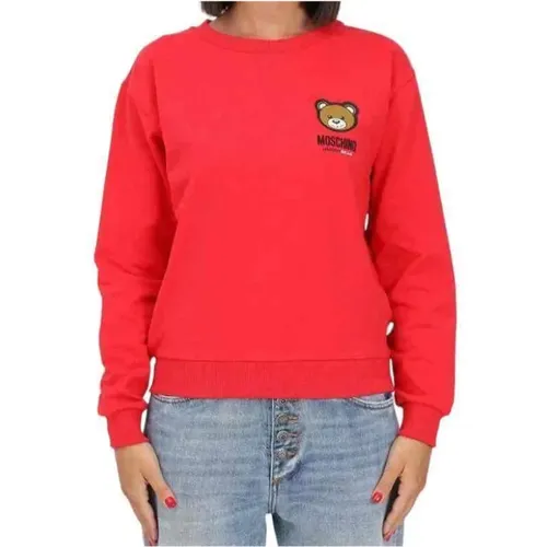 Cozy Sweatshirt , female, Sizes: XL, M - Moschino - Modalova
