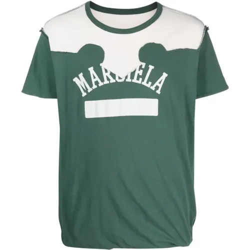 Grüne T-Shirts und Polos von , Herren, Größe: M - Maison Margiela - Modalova
