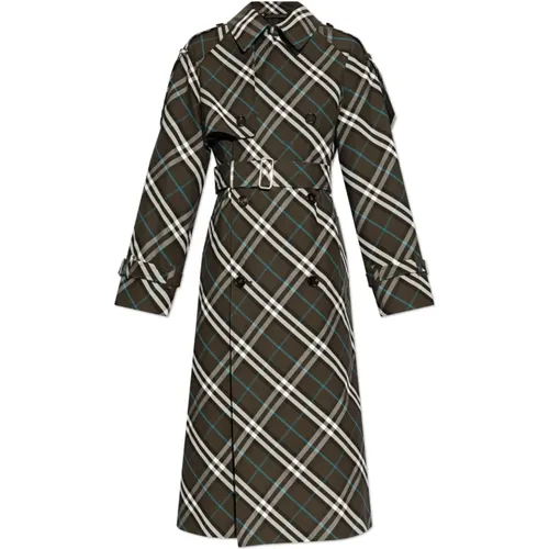 Check Pattern Trench Coat , female, Sizes: 2XS - Burberry - Modalova