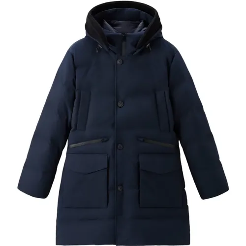 Seam Sealed Parka - Versatile and Dynamic , male, Sizes: M - Woolrich - Modalova