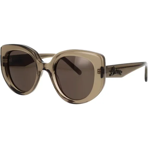 Glamouröse Curvy Sonnenbrille , Damen, Größe: 49 MM - Loewe - Modalova