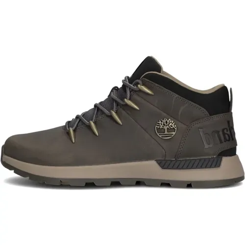 Mid Lace Up Sneakers Grau , Herren, Größe: 41 EU - Timberland - Modalova