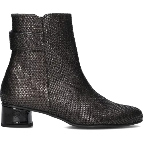 Schwarze Wildleder Stiefeletten - HASSIA - Modalova