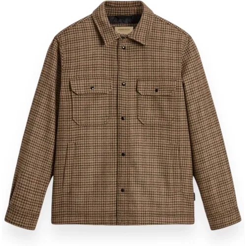 Kariertes Overshirt aus Alaskawolle , Herren, Größe: XL - Woolrich - Modalova