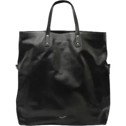 Gebrauchte Schwarze Leder-Tote-Tasche - Saint Laurent Vintage - Modalova