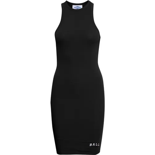 Einfaches Schwarzes Marlin Kleid , Damen, Größe: M - Ball - Modalova
