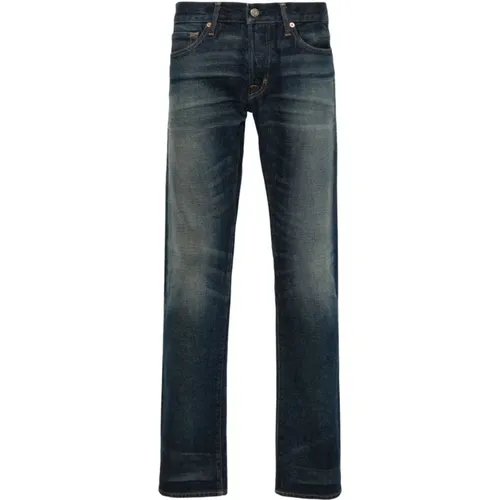 Mens Clothing Jeans Ss24 , male, Sizes: W32, W33, W34 - Tom Ford - Modalova