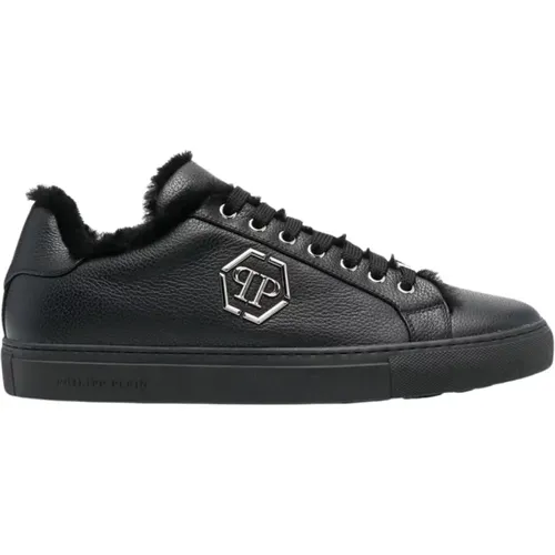 Hexagon Lo-Top Sneakers , male, Sizes: 7 UK, 9 UK, 11 UK, 6 UK - Philipp Plein - Modalova