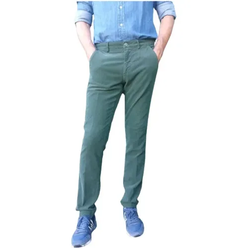 Slim Fit Samt Baumwoll Chino Hose , Herren, Größe: 2XL - Mason's - Modalova