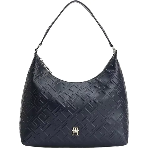 Damen Taschen Handtasche Blau Ss23 - Tommy Hilfiger - Modalova