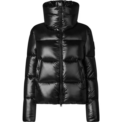 Schwarze Isla Leichte Steppjacke , Damen, Größe: XL - Save The Duck - Modalova