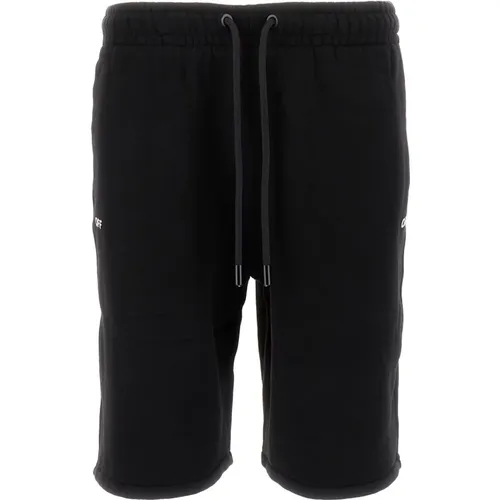 Stylische Bermuda Shorts für Männer , Herren, Größe: S - Off White - Modalova