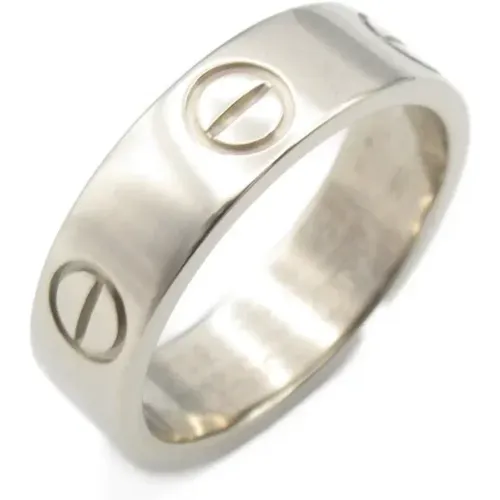 Pre-owned White Gold rings , female, Sizes: ONE SIZE - Cartier Vintage - Modalova