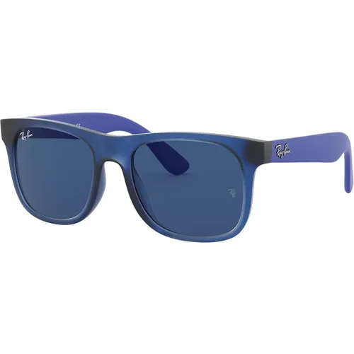 Blau/Transparent Junior Sonnenbrille Rj9069S-706080 , Herren, Größe: 48 MM - Ray-Ban - Modalova