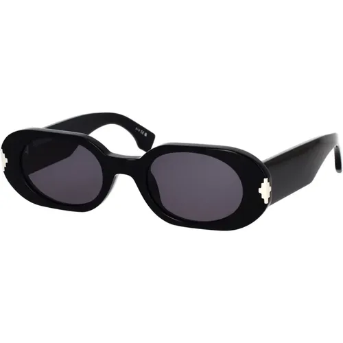 Geometric Oval Lens Sunglasses , unisex, Sizes: 51 MM - Marcelo Burlon - Modalova