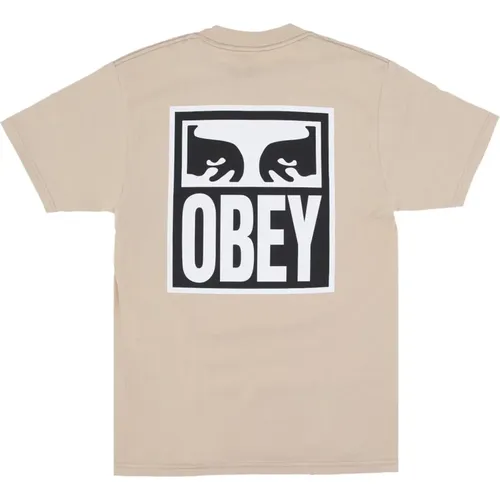 Eyes Icon 2 Streetwear T-Shirt , Herren, Größe: 2XL - Obey - Modalova