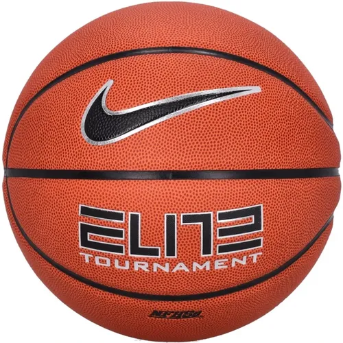 Elite Tournament Basketball Amber/Black/Silver , unisex, Sizes: ONE SIZE - Nike - Modalova