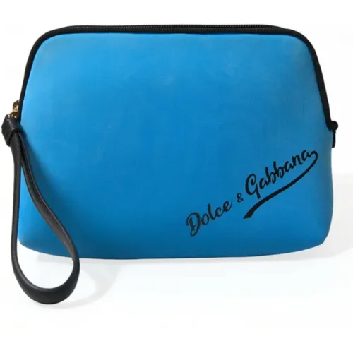 Blaue Elegante Handtasche mit Riemen - Dolce & Gabbana - Modalova