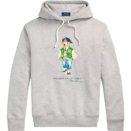 Grauer Polarfleece-Sweatshirt Polo Bear - Ralph Lauren - Modalova