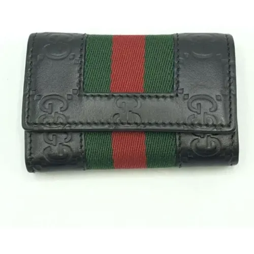 Pre-owned Canvas key-holders , female, Sizes: ONE SIZE - Gucci Vintage - Modalova