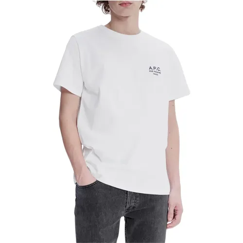 Kurzarm Baumwoll T-Shirt Raymond , Herren, Größe: XL - A.p.c. - Modalova