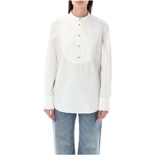 Womens Clothing Shirts Buttercream Ss24 , female, Sizes: 2XS, XS, S - Chloé - Modalova