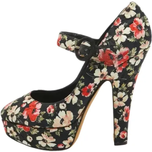 Pre-owned Fabric heels , female, Sizes: 7 UK - Dolce & Gabbana Pre-owned - Modalova