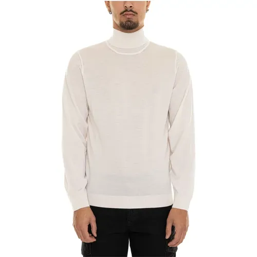 Rollkragenpullover mit Logo Boss - Boss - Modalova