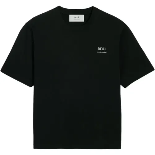 Cotton Logo T-Shirt , male, Sizes: M, XL, L, 2XL - Ami Paris - Modalova