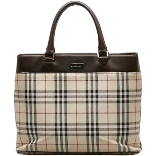 Pre-owned Canvas Handtaschen , Damen, Größe: ONE Size - Burberry Vintage - Modalova