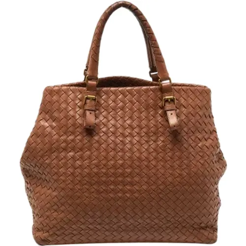 Pre-owned Leather totes , female, Sizes: ONE SIZE - Bottega Veneta Vintage - Modalova