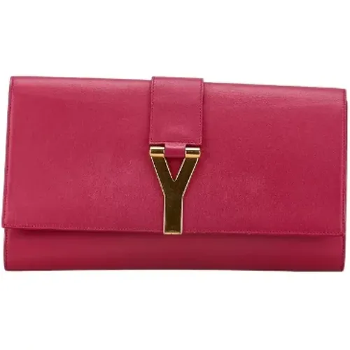 Pre-owned Leder clutches - Yves Saint Laurent Vintage - Modalova