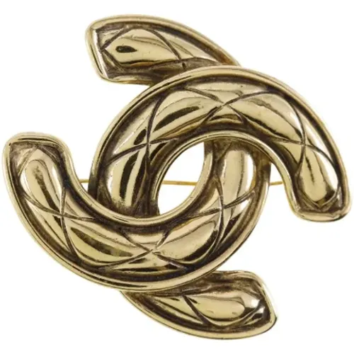 Pre-owned Metal brooches , female, Sizes: ONE SIZE - Chanel Vintage - Modalova