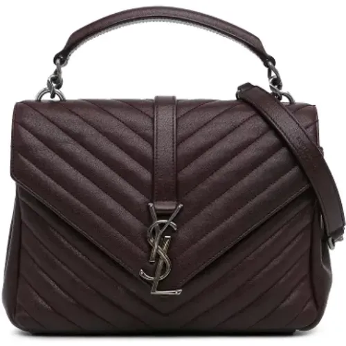 Pre-owned Leather handbags , female, Sizes: ONE SIZE - Yves Saint Laurent Vintage - Modalova