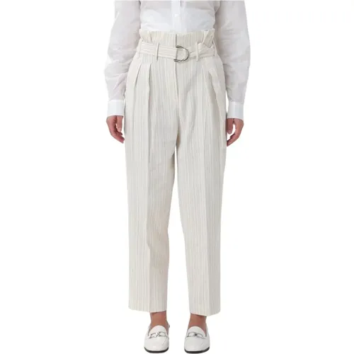 Belted Pants , female, Sizes: S, 2XS, M - Liu Jo - Modalova