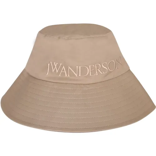 Adjustable Bucket Hat with Tonal Logo , female, Sizes: M, S - JW Anderson - Modalova