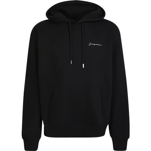 Hooded Sweatshirt with Embroidered Logo , male, Sizes: XS, L, M, XL, S - Jacquemus - Modalova