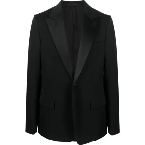 Wool Tuxedo Jacket , male, Sizes: M, L - Lanvin - Modalova
