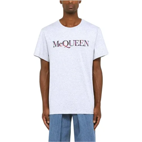 Casual Cotton T-Shirt , male, Sizes: M, XL, S, L, XS, 2XL - alexander mcqueen - Modalova