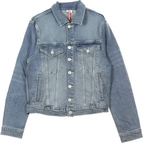 Blaue Jeansjacke Banda Boetino - Kappa - Modalova