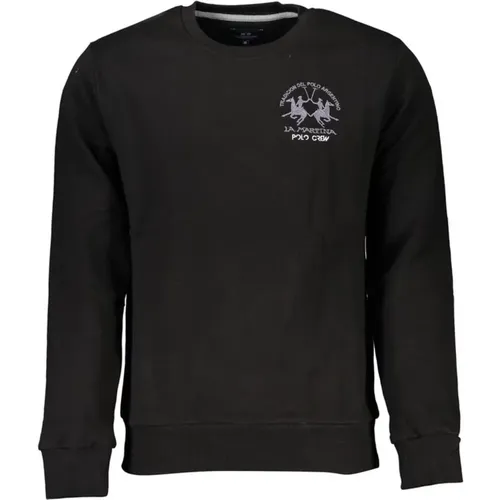 Embroidered Crewneck Sweatshirt , male, Sizes: L, 3XL, S, XL, M, 2XL - LA MARTINA - Modalova