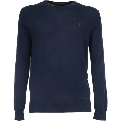 Italian Wool Crewneck Sweater , male, Sizes: S - Polo Ralph Lauren - Modalova