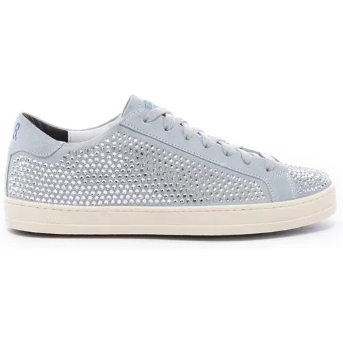 Graue Glitzer Sneakers , Damen, Größe: 38 EU - P448 - Modalova