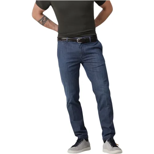Denim Chinos - Stylische Jeans , Herren, Größe: W35 - Re-Hash - Modalova