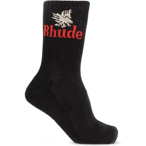 Socken mit Logo Rhude - Rhude - Modalova