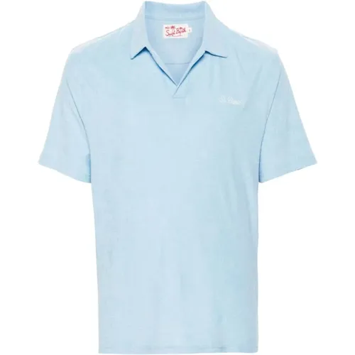 Clear Polo Shirt , male, Sizes: L, M - MC2 Saint Barth - Modalova