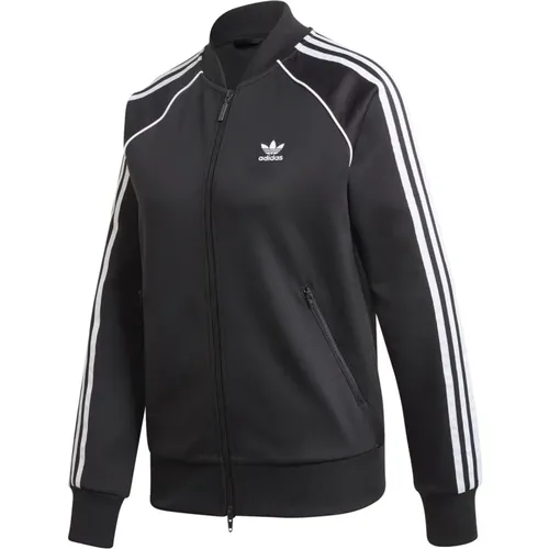 Sweatshirt mit Reißverschluss , Damen, Größe: M - adidas Originals - Modalova