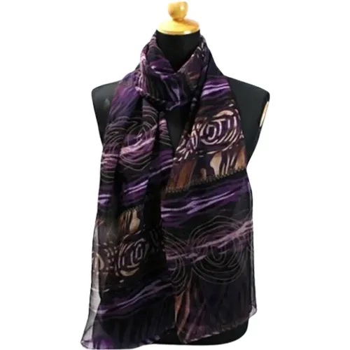 Pre-owned Silk scarves , female, Sizes: ONE SIZE - Salvatore Ferragamo Pre-owned - Modalova