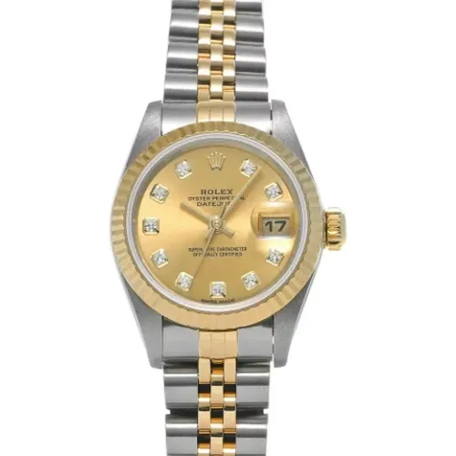 Pre-owned Stainless Steel watches , female, Sizes: ONE SIZE - Rolex Vintage - Modalova