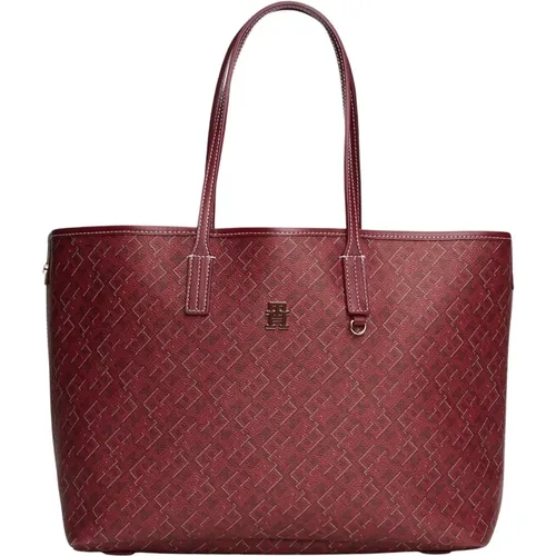 Leder Tote Tasche für Frauen - Tommy Hilfiger - Modalova